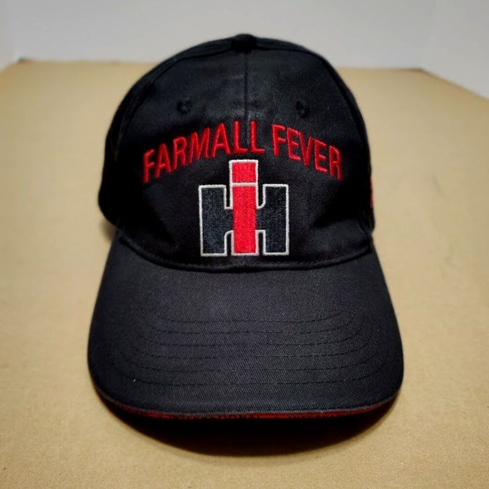 International Harvester Farmall Fever Red Driver Baseball Cap Embroidered Cotton